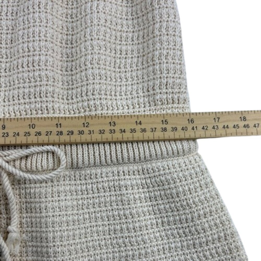 Universal Thread Crochet Romper Cream Women's Size L - Picture 3 of 9